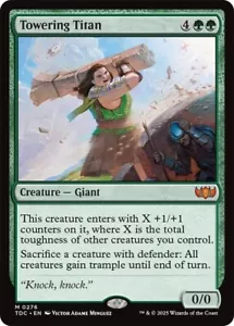 NM Towering Titan, MTG, Tarkir Dragonstorm, Magic the Gathering, 276 - Picture 1 of 1