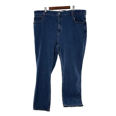 Jeans rectos ajustados de tiro ultra alto Abercrombie & Fitch 46x29 denim 46" cintura Foto 1 de 4