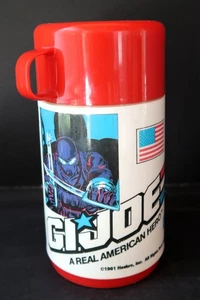 Vintage G.I. JOE Red Aladdin Thermos 1991 HASBRO - Picture 1 of 18