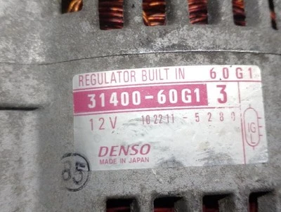 3140060G13 Generator for SUZUKI BALENO (EG) 1.6 I 16V (SY416) 1995 5405818 - Image 1 of 4