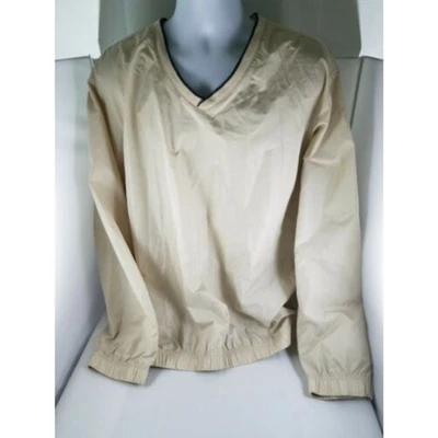 Chaqueta de Golf Para Hombre IZOD XTREME FUNCTION Beige Verde Pullover 100% Poliéster XL Foto 1 de 4