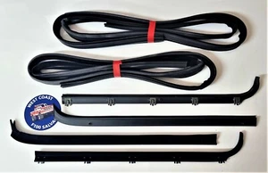 FORD F100 81 -86 DOOR WEATHER STRIP + BAILEY CHANNEL RUBBER KIT BRONCO F250 F350 - Picture 1 of 9
