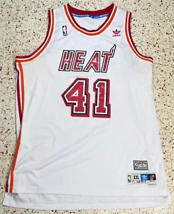 Maglia Adidas Hardwood Classics NBA Vintage Miami Heat #41 Glen Rice taglia XXL - Foto 1 di 9