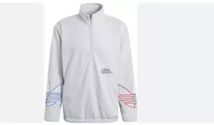 Adidas Tricol Halfzip Pullover (M) Dash Grey GN8044 - Picture 1 of 1