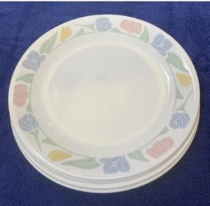 8 pc Corning Corelle Friendship Pattern Dinner 10.5” Plates USA NEW - Picture 1 of 2