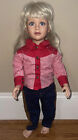 My Twinn 23” Poseable Doll 2005 Blonde Hair Blue Eyes w/ Clothes