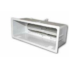 11160360 PLENUM IN PLASTICA ABS BIANCA ANTICONDENSA PER BOCCHETTA 400X150