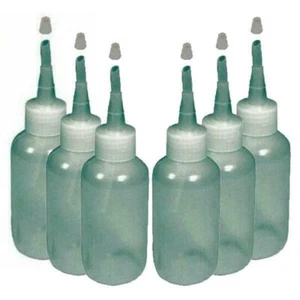 Confezione da 6 bottiglie Gold Panning Sniffer Sniffer (3) 3 once & (3) 4 oz - Foto 1 di 2