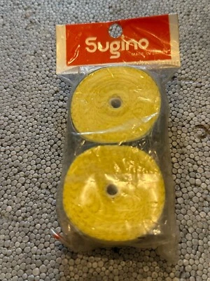 Sugino 75 bar tape vintage road bike track pista Fixie NJS handlebar YELLOW NOS Foto 1 de 4