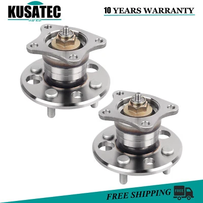 Pair Rear Wheel Bearing Hub Assembly For Geo Prizm 93-97 Toyota Corolla 1993-02 - Image 1 of 4