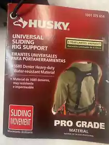 Husky Universal Sliding Rig Support 1680 Denier Heavy Duty Padded Shoulders - Picture 1 of 4