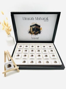 Schokobox Hajj Mubarak Umrah Mubarak Mekka Kabaa Pilgerfahrt Islam Hac - Bild 1 von 2