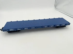 USA Trains G Scale White Pass WP Flat Car BLUE - Great for custom load - Picture 1 of 4