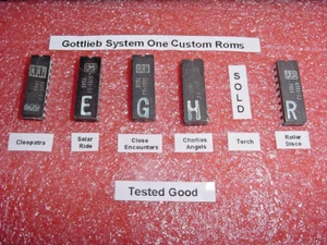 Gottlieb Flipper System 1 MPU, Game Roms, Auswahl aus Liste unten. Schneller Versand! - Bild 1 von 2