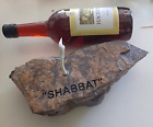 Shabbat Oil Lamp Candle Holder Rock vintage new stonekosher havdalah judaica