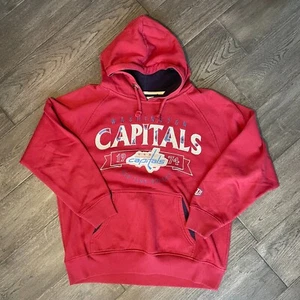 Washington Capitals Old Time Hockey NHL Heavyweight Hoodie Mens Medium - Picture 1 of 6