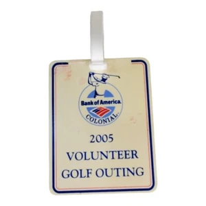 Bank of America Colonial Tournament Luggage Tag Golf 2005 - Picture 1 of 2
