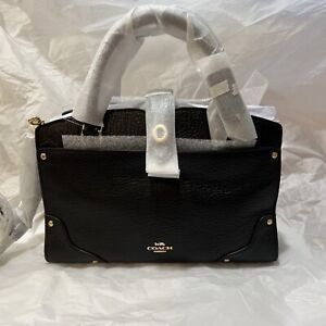 NWT Coach 37779 Mercer 24 in Grain Leather Satchel ~ Black Retail, not OUTLET
