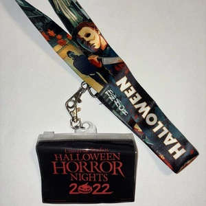 Universal Studios Halloween Horror Nights 2022 Studio Schlüsselband & Etui Jason - Bild 1 von 4