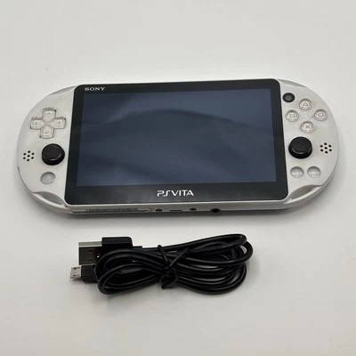 SONY PS Vita PCH-2000 Console White Very Good Fast Shipping No joystick drift. - image 1 of 4