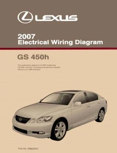 2007 Lexus GS 450h Wiring Diagrams Schematics Layout Factory OEM - Picture 1 of 1