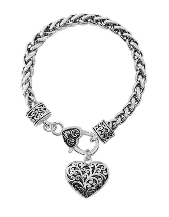 BRIGHTON BEACH Cadena a Medida con Pulsera Colgante Filigrana - Corazón Foto 1 de 1