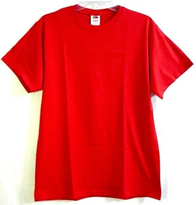 Fruit of the Loom Heavy Cotton Red T-shirt size Medium - Imagen 1 de 5