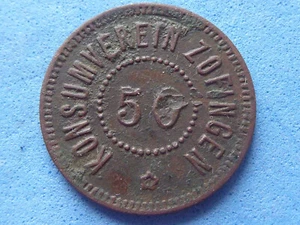 294) Switzerland Aargau, Zofingen 50 (Rappen) Damaged £6.50 - Picture 1 of 2
