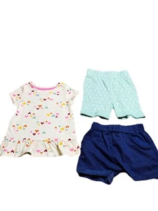 NWOT Toddler Girls Lot Bundle Shirt Shorts 2T - Picture 1 of 4