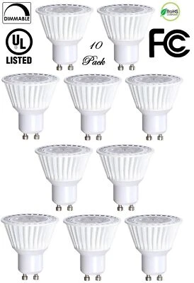 Bioluz LED GU10 LED Dimmable Light Bulbs 50w Equivalent Uses 6.5W 120v UL Listed - Image 1 of 4
