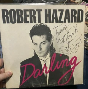 Robert Hazard - Darling - NO RECORD JUST SLEEVE AND AUTOGRAPH - Picture 1 of 3