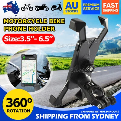 360° Rotation Bike Phone Holder Handlebar Mount for Motorcycle Bicycle MTB OZ - image 1 of 4
