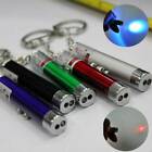 New 2-in-1 Laser Lazer Pen Pointer Keychain Keyring With Torch Cat Dog Toy XMAS