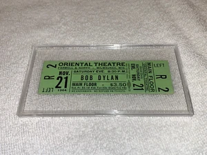 BOB DYLAN 1964 AUTÉNTICO BOLETO DE GIRA DE CONCIERTOS SIN USAR TEATRO ORIENTAL MILWAUKEE g - Imagen 1 de 7