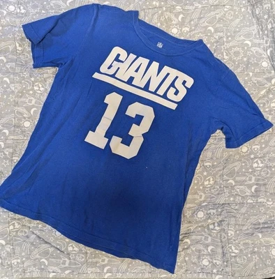 Camiseta de los Gigantes de Nueva York Juvenil L 14/16 Odell Beckham Jr Fútbol Damas Sensación Vintage Foto 1 de 4