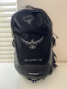 Osprey Escapist 18 Backpack Black Cycling Hiking Daypack - Picture 1 of 9