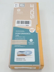 SOLE Performance dünne Einlegesohlen Herren 12 Damen 14 wärmeformbare Korkfußbetten - Bild 1 von 6