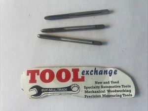 3 Stück gerade Flöte Handgewindebohrer, #6-48 Boden, Stecker, Kegel, 3FL - Bild 1 von 2
