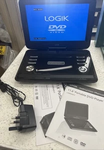 Logik L12SPDVD17 11.6’’ Portable DVD Player. Fully Working With Lead & Remote - Picture 1 of 17