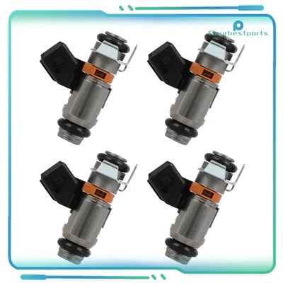 4 inyectores de combustible para Ford Fiesta L4 2003-2010 1,6 L M2N1U9F593JA Foto 1 de 4