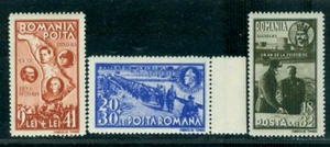 1942 Besarabia, rey, Antonescu, Basarabia, puente, mapa, soldado, guerra, Rumania, M749, MNH - Imagen 1 de 2