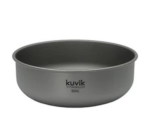 Kuvik Titanium Bowl 650ml (22 oz) - Ultraleichte und kompakte Schüssel für Backpacking - Bild 1 von 5