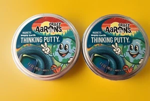 2 Dosen Aarons Crazy Thinking Putty Happy Earth 3,2 Unzen pro Stück - Bild 1 von 3