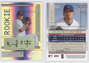 2004 Playoff Absolute Memorabilia /100 Renyel Pinto #224 Rookie Auto RC