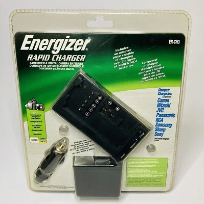 Energizer ER-CH3 Battery Charger for Camcorder Digital Camera Batteries 2005 NEW - Image 1 of 4