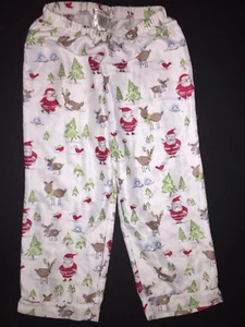 POTTERY BARN KIDS WINTER WONDERLAND FLANNEL PAJAMA PANTS SIZE 6 NEW CHRISTMAS - Picture 1 of 2