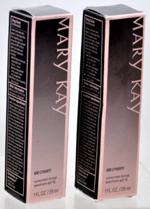 Lot of 2 MARY KAY CC CREAM Sunscreen SPF 15 Deep New Expired NIB - Picture 1 of 1