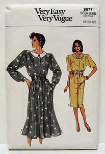 Vogue Misses Dress Size:8-10-12 Pattern # 9677 - Picture 1 of 2