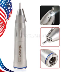 Dental LED Glasfaser gerade langsame Geschwindigkeit Handstück chirurgisch extern Spray - Bild 1 von 15