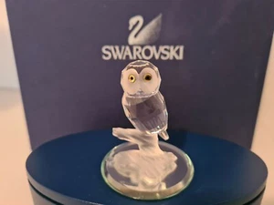 CRISTAL DE SWAROVSKI 'ARRIBA EN LOS ÁRBOLES' BÚHO SIN CAJA LEER DESCRIPCIÓN - Imagen 1 de 2